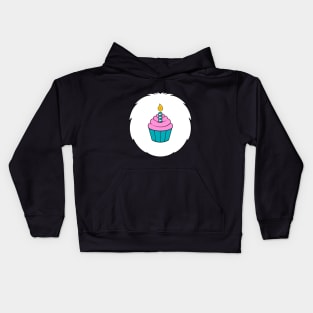 Birthday bear tummy Kids Hoodie